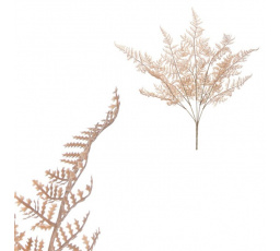 Kapradí - umělý trs, barva hnědo-krémová