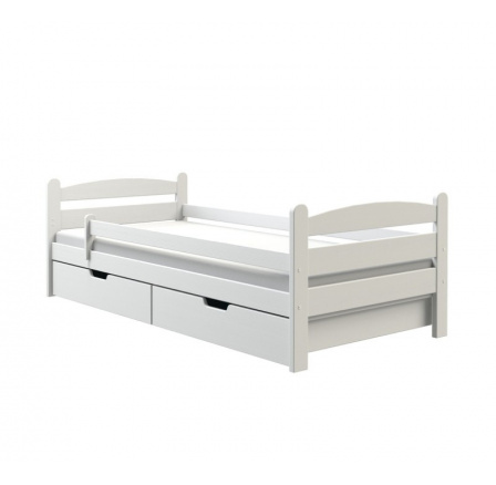 Postel "MAURICUS" - Barva korpusu: borovice na bílé Postel "MAURICUS" - Barva korpusu: borovice na bílé