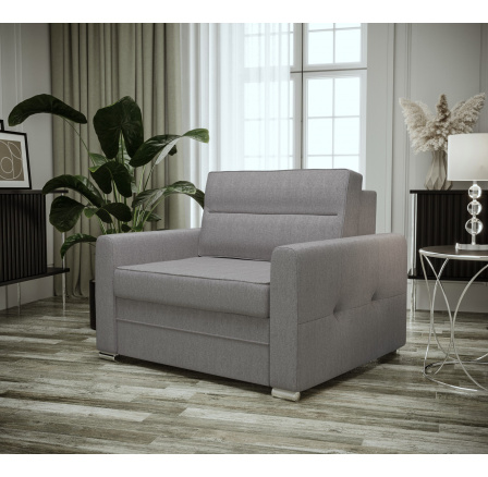 Křeslo s funkcí spaní ARTE 105 cm šedá - rychlé odeslání