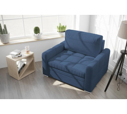 Křeslo VERONA 105 cm modrá - rychlé odeslání