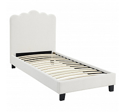 Postel 90x200 CRATER Krémová Tkanina