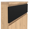 Botník SIMPLICITY 209, Jackson hickory/Černý mat