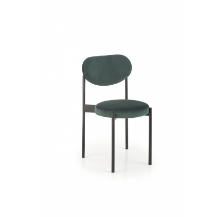 Jídelní židle K509, tmavě zelená