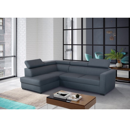 MADRID 2 new - Levá OTMBK - 3F sed.souprava látka ŠEDÁ WIND 89 kolekce "CL" (K250) NOVÁ LÁTKA