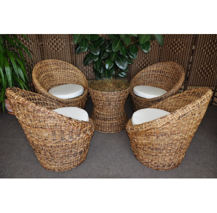 Souprava Centre banánový list 4+1