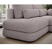 Ripeli Corner Sofa Bed with Storage, Light Grey Velvet, Right-Hand Facing Modullo 03 180x128 Right 1
