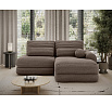 Ripeli Corner Sofa Bed with Storage, Light Brown Velvet, Right-Hand Facing Modullo 20 180x128 Right 1