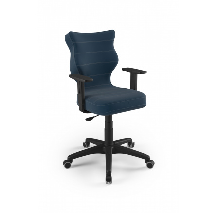 Kancelářské křeslo DUO , černá Velvet 24 velikost 6