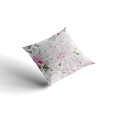 Saténový povlak na polštář Floreta 30x40