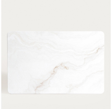 Koupelnová rohož DITTA z diatomitu s mramorovým vzorem béžová 39x60x0.9 cm 747755