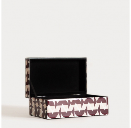 Šperkovnice CHERRY CHIC s vínovým vzorem 20x12x8 cm 753145