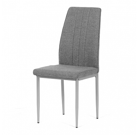 Jídelní židle, šedá, látka, DCL-379 GREY2