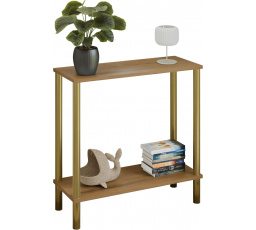 Konzole Claro 80x30 cm - různé barvy na výběr - Dub Lancelot, Zlatá