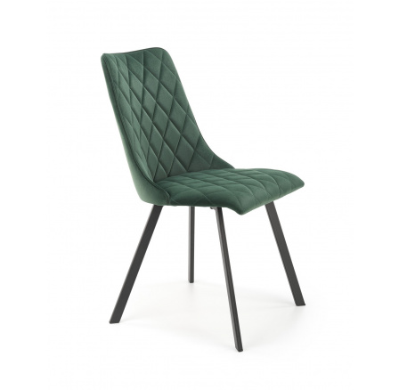 Jídelní židle K450, Zelený Bluvel/Černá