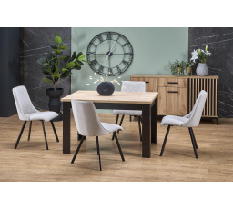 Jídelní stůl BAGIO, Dub Artisan/Černá