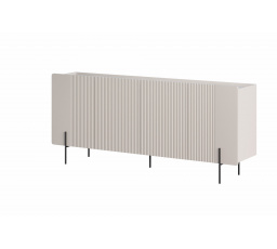 Komoda Malmi, kašmír / crema bianca / černé nožky