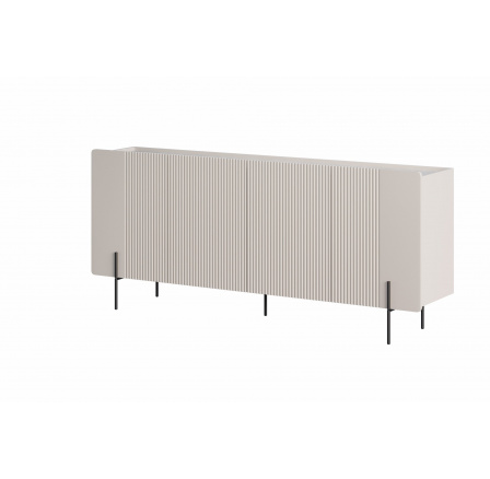 Komoda Malmi, kašmír / crema bianca / černé nožky Komoda Malmi, kašmír / crema bianca / černé nožky