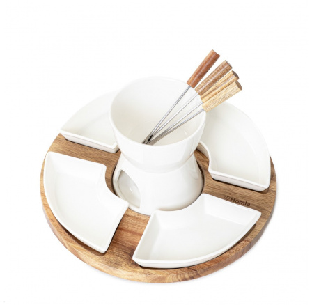 Fondue set MOOKA s otočnou základnou 27x13 cm ALL 844169