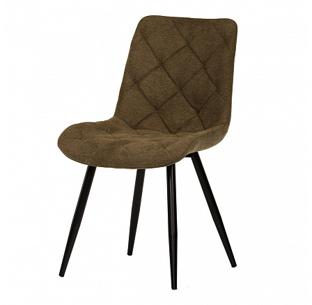 Jídelní židle, hnědá, látka, CT-382 BR2