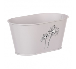 Truhlík kovový, šedivá barva.