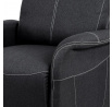 Polohovací křeslo, šedá, látka, TV-5040 GREY2