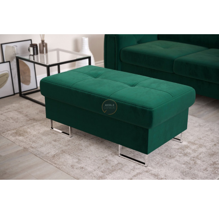 Taburet s úložným prostorem 100x55 cm GALAXY - zelená Taburet s úložným prostorem 100x55 cm GALAXY - zelená