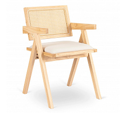 Židle MADERA 2 Dub/Béžová Prolamovaná
