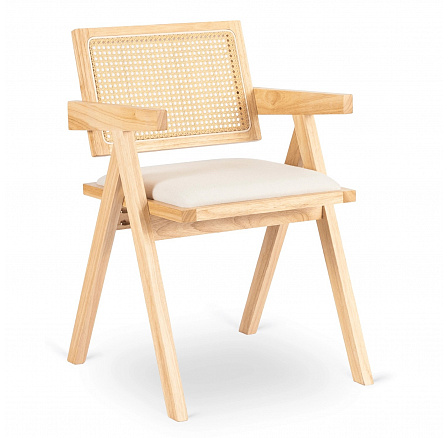 Židle MADERA 2 Dub/Béžová Prolamovaná Židle MADERA 2 Dub/Béžová Prolamovaná