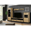 Tv komoda Karima 3S, dub artisan/černá