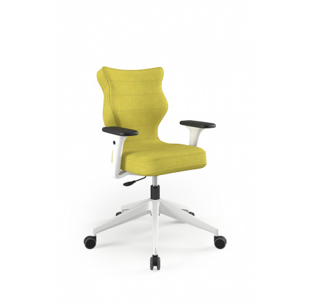 Židle kancelářská otočná NERO , bílá Deco 19 velikost 6