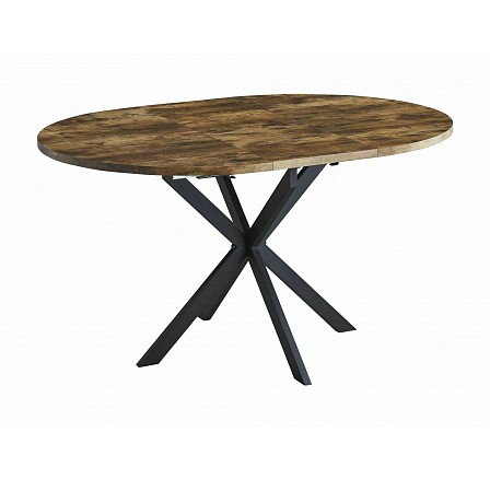 Jídelní stůl GASTON 100, Ořech Vintage/Černý mat