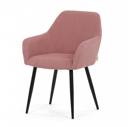 Jídelní židle, růžová, manšestrová látka, DCH-V4009 PINK6 Jídelní židle, růžová, manšestrová látka, DCH-V4009 PINK6