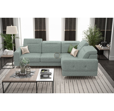 Rohová sedací souprava MALIBU 250X180 cm - mátová , pravá Rohová sedací souprava MALIBU 250X180 cm - mátová , pravá