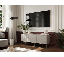 TV komoda TRESSE 150 3D, béžová