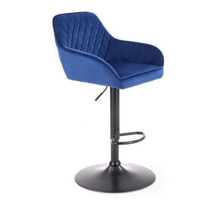 Barová židle H103, modrý Velvet