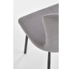 Jídelní židle K380, popelavě šedá