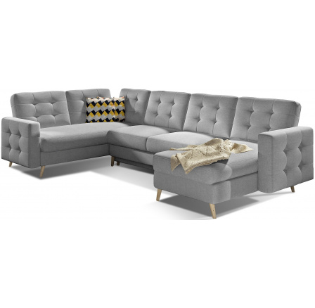 Sedací souprava ve tvaru U ASGARD, Sawana 21 / Zigzag 53 univerzální 