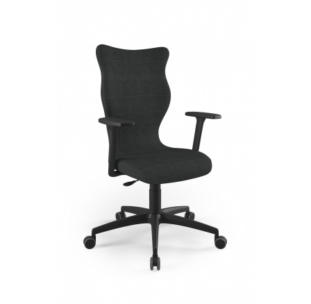 Křeslo kancelářské otočné  PERTO PLUS , černá Deco 17 velikost 7