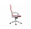 Kancelářské křeslo Q-026, Růžová/Bílá