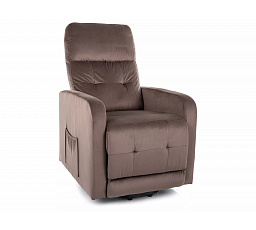 Rozkládací křeslo OTUS II VELVET, Cappucino Bluvel 38