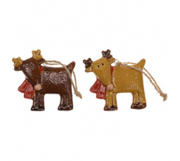 Sob - závěsná ozdoba, keramika, mix 2 druhů, cena za 1 ks