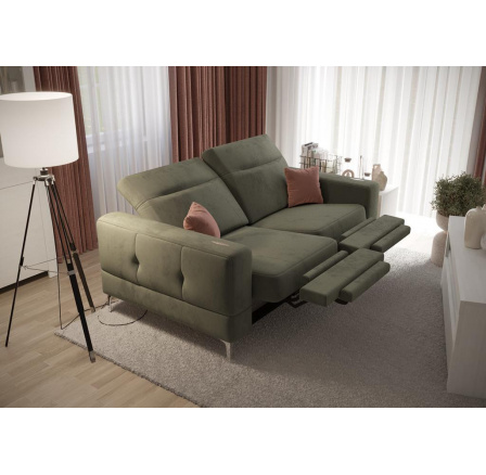 Sofa , relax MALIBU II 180 cm - olivová
