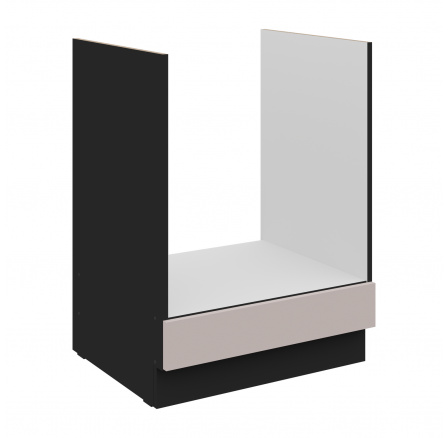 Dolní skřínka ARONA - 60 D GAZ BB, Černá mat/Kašmír Dolní skřínka ARONA - 60 D GAZ BB, Černá mat/Kašmír