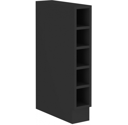 Dolní skřínka - 15 D OTW BB, Černá mat