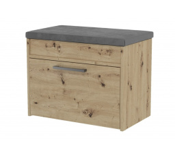 Botník se sedákem Pargas MINI dub artisan