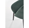 Jídelní židle K384, tmavě zelený Velvet