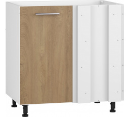 Kuchyňská rohová skřínka VENTO DKN-100/82, Medový Dub/Bílá