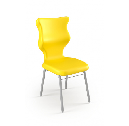 Židle Classic velikost 6, sedák žlutý/šedý rám