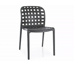 Jídelní stohovatelná židle STRIP, Šedá