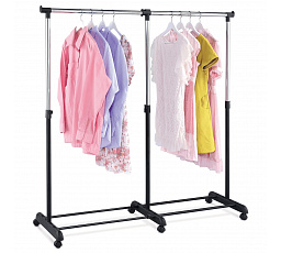 Stojan na šaty, kov, černá, ABD-1214 BK